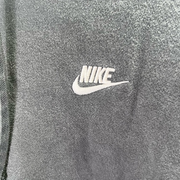 Nike Embroidered Spellout Sweatshirt Hoodie Mens S Black Fall Activewear 2403 - Picture 2 of 8